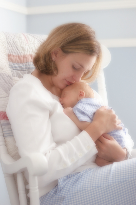 Loving mother
