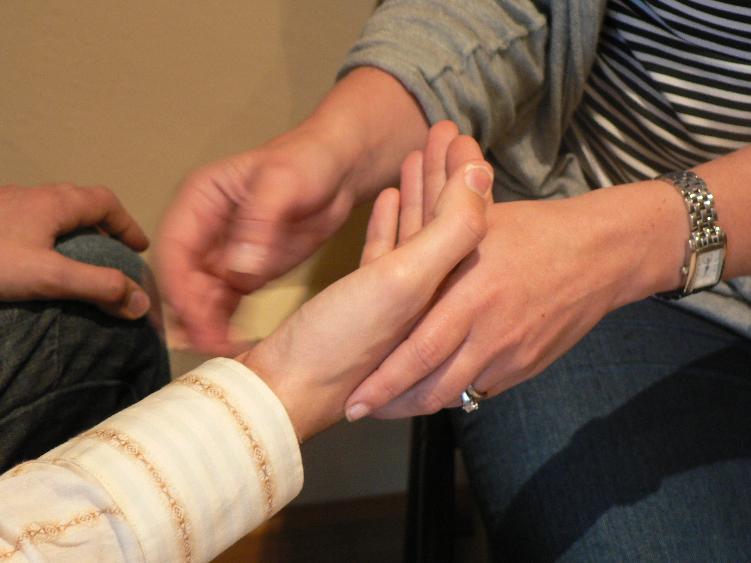 Tapping with a practitioner