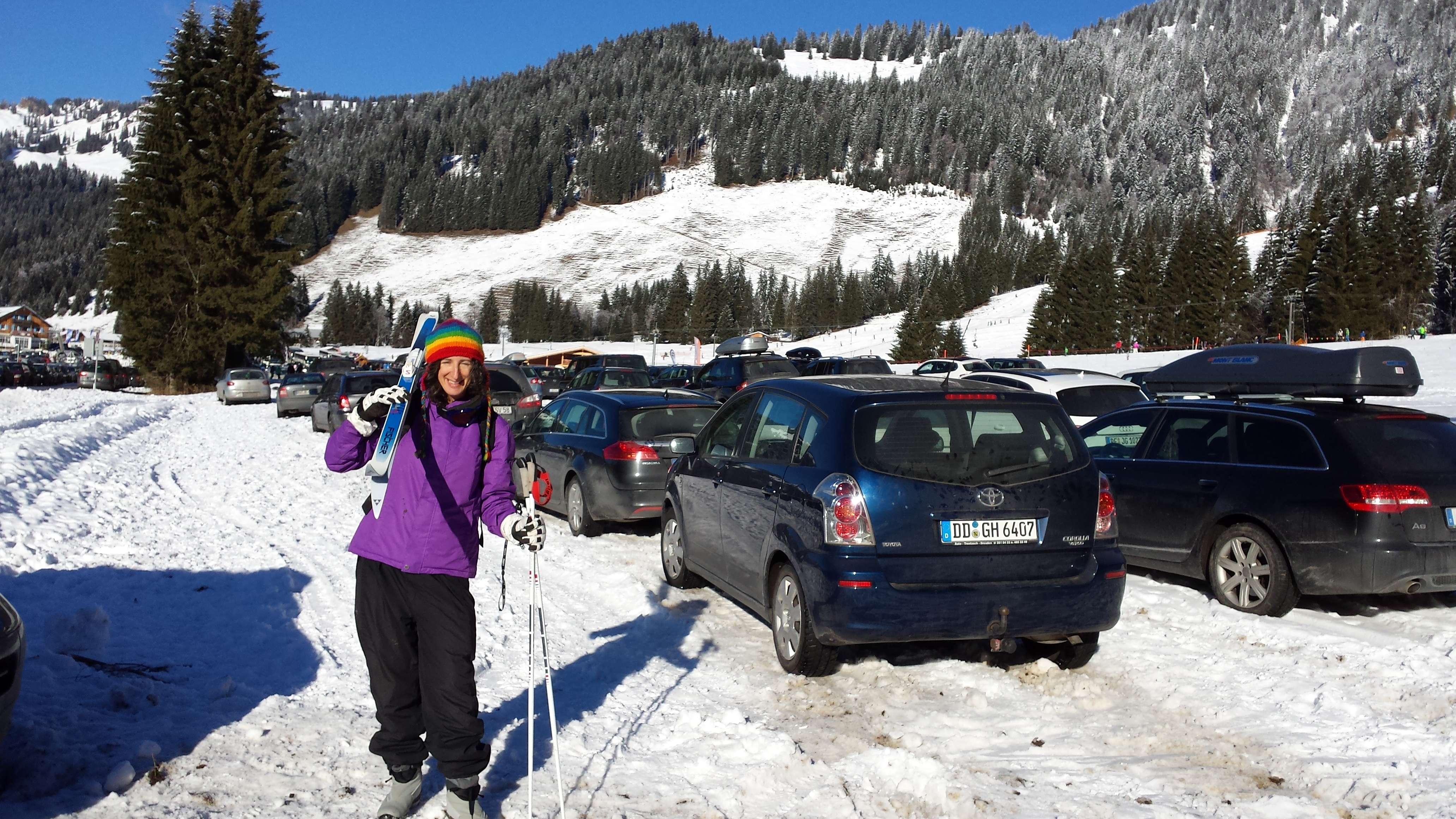 Skiing