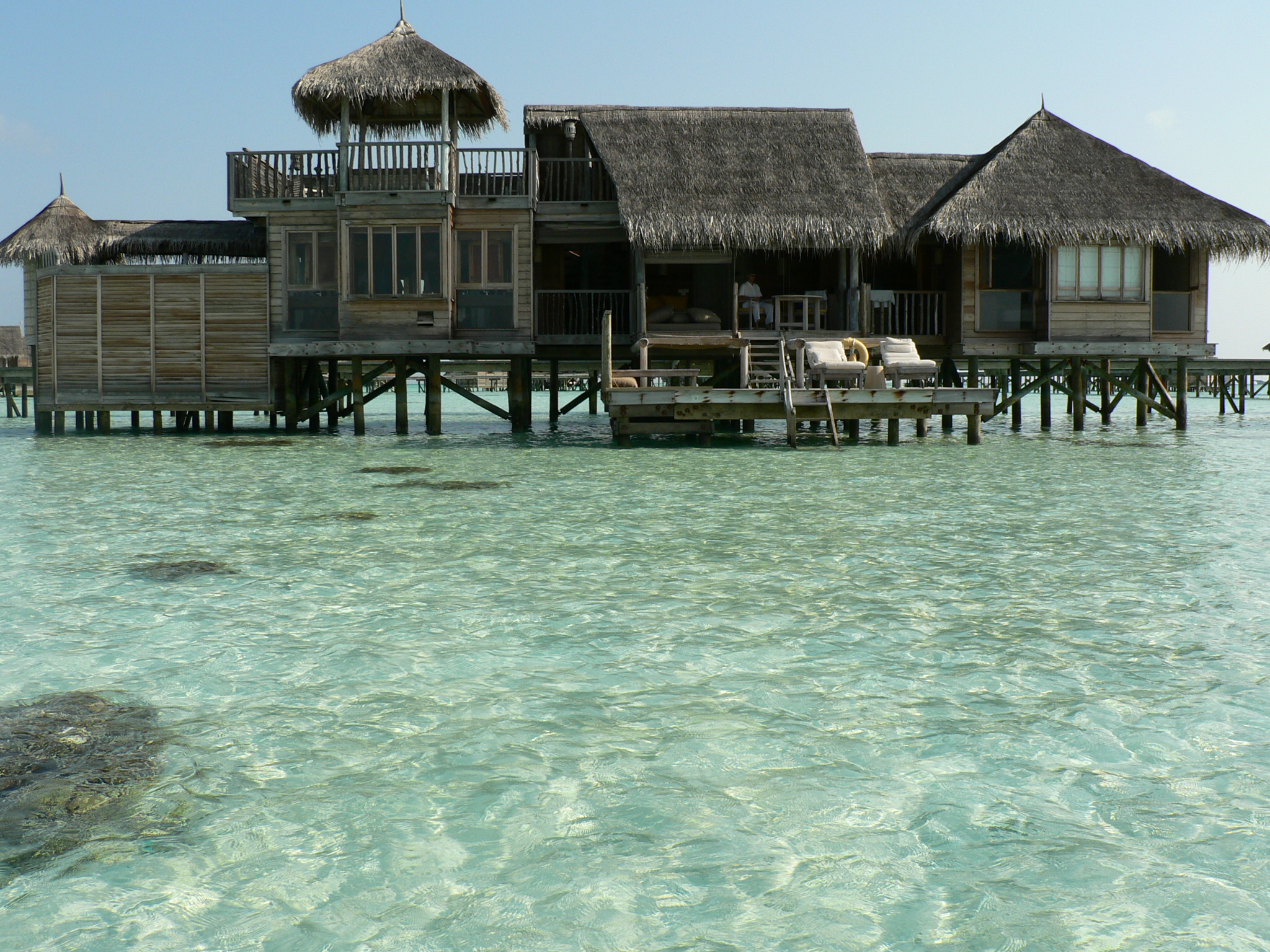 The "back garden" of our water villa