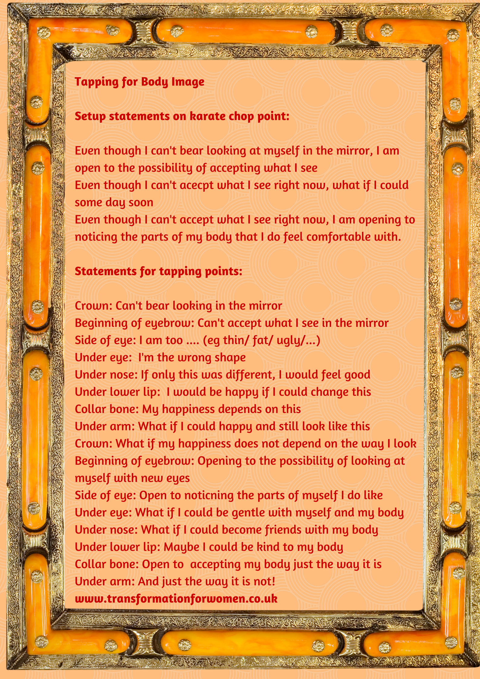 Tapping for Body Image
