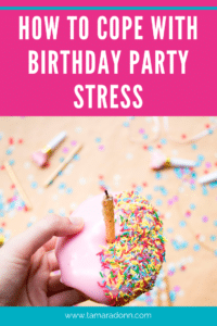 EFT Tapping for birthday party stress